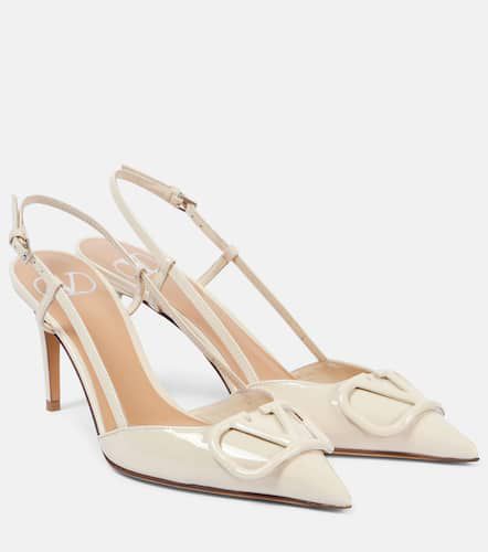 Slingback-Pumps VLogo Signature 80 aus Lackleder - Valentino Garavani - Modalova