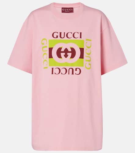 Gucci T-shirt en coton à logo - Gucci - Modalova