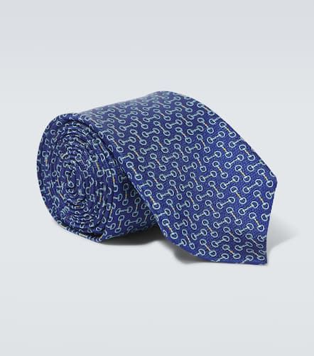 Gucci Horsebit silk jacquard tie - Gucci - Modalova