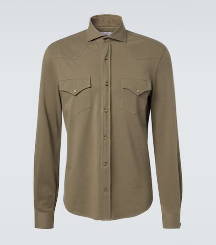 Sobrecamisa de algodón - Brunello Cucinelli - Modalova