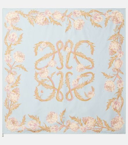 Pañuelo de sarga de seda estampado - Loewe - Modalova
