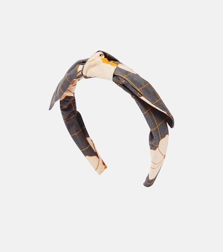 Printed cotton headband - C'era Una Volta - Modalova