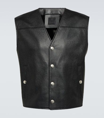 Givenchy Logo leather vest - Givenchy - Modalova