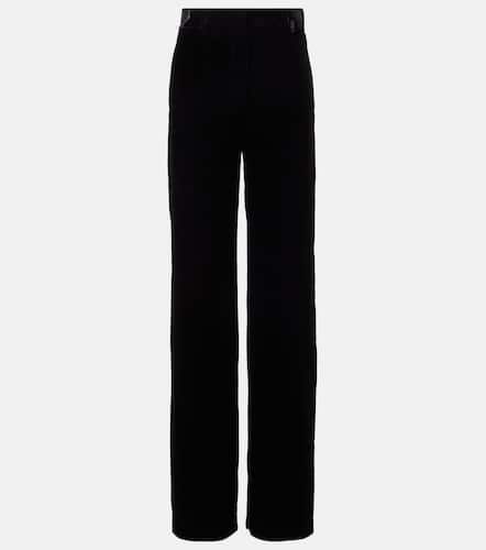 Goldie high-rise velvet wide-leg pants - Loro Piana - Modalova