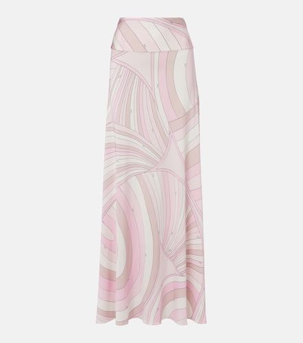 Gonna lunga Iride in jersey satin - Pucci - Modalova