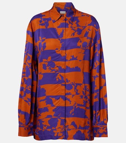 Dries Van Noten Printed satin shirt - Dries Van Noten - Modalova
