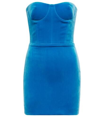 Roberts strapless velvet minidress - Alex Perry - Modalova