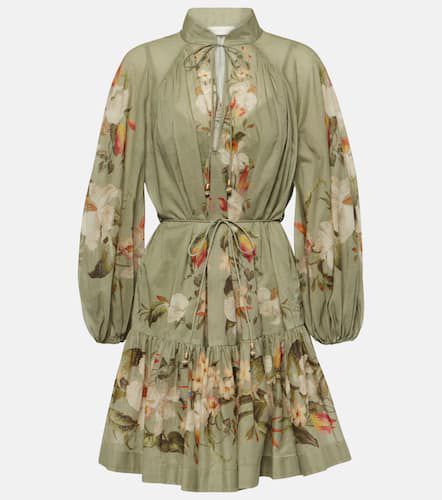 Vestido corto Lexi de algodón floral - Zimmermann - Modalova