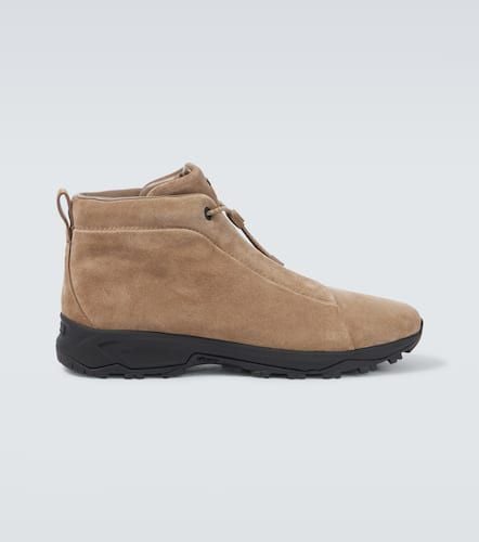 Ankle Boots Triple Stitch aus Veloursleder - Zegna - Modalova