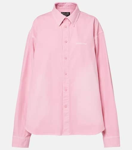 Camicia oversize in cotone - Balenciaga - Modalova