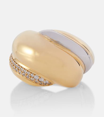 Whirlwind crystal-embellished ring - Saint Laurent - Modalova