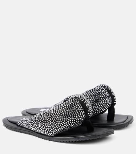 Indie embellished leather thong sandals - The Attico - Modalova