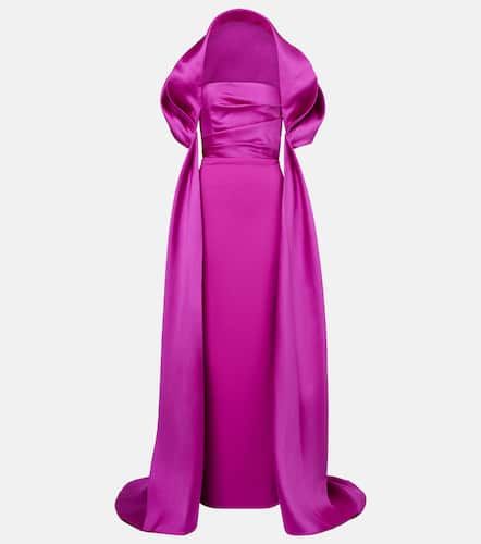 Robe longue Vera en satin - Solace London - Modalova