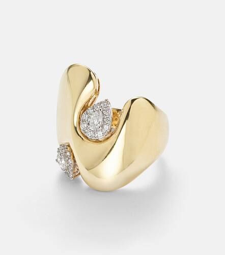 Yeprem 18kt gold ring with diamonds - Yeprem - Modalova