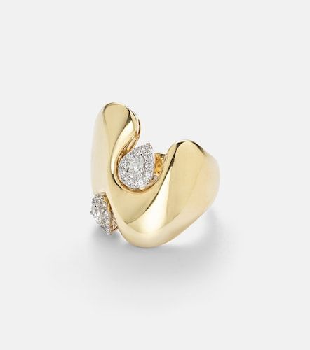 Yeprem 18kt gold ring with diamonds - Yeprem - Modalova