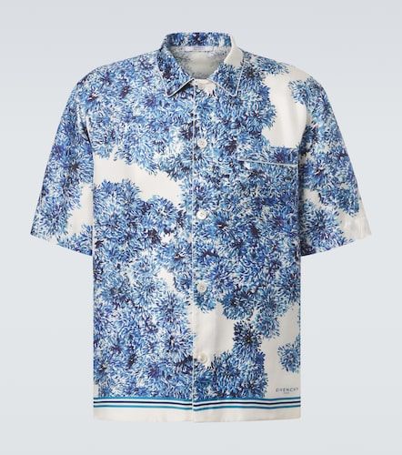 Couture Seam silk twill bowling shirt - Givenchy - Modalova