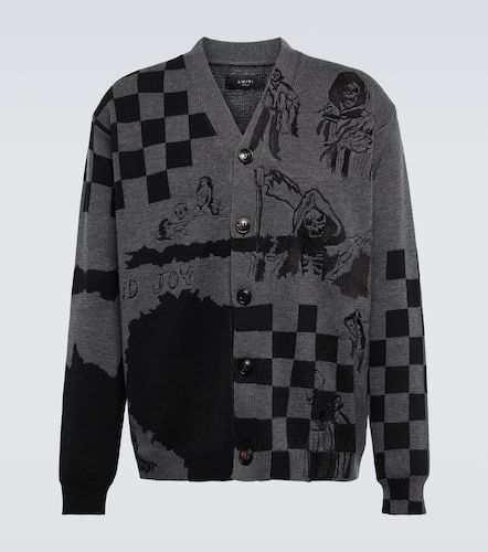 X Wes Lang Sketch wool cardigan - Amiri - Modalova