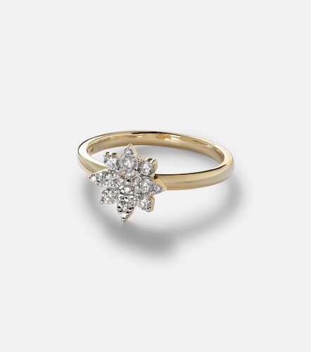 Tea Rose 14kt ring with diamonds - Stone and Strand - Modalova