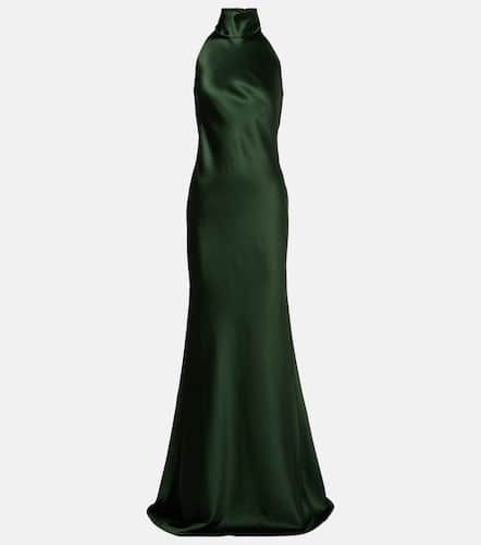 Robe longue Chilton en satin - Ralph Lauren Collection - Modalova