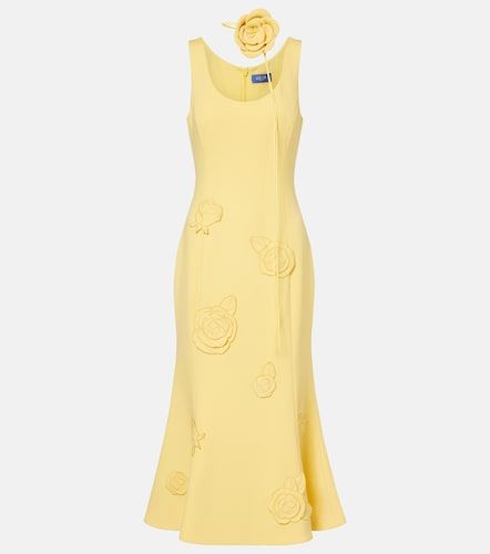 Vestido midi Emily con aplique floral - Leo Lin - Modalova
