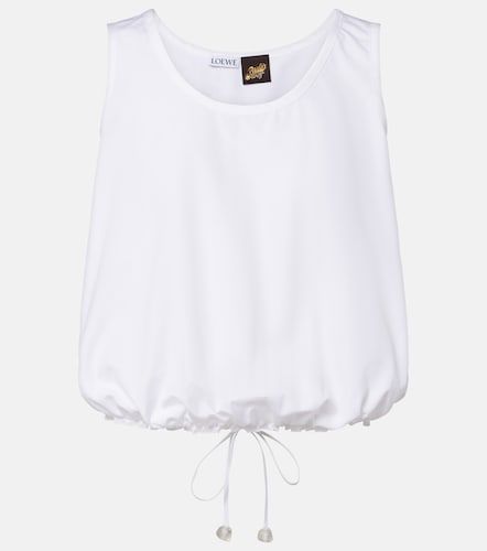Crop top Paula's Ibiza de popelín de algodón - Loewe - Modalova