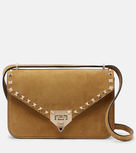 Rockstud Small suede shoulder bag - Valentino Garavani - Modalova