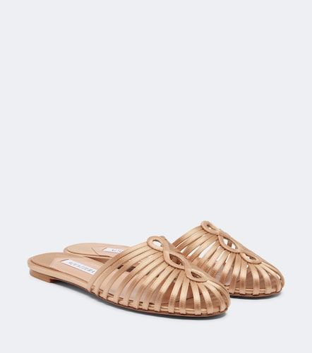 Mules Sweet Surrender de satén - Aquazzura - Modalova