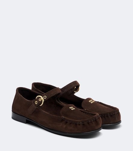 Miu Miu Suede ballerina flats - Miu Miu - Modalova