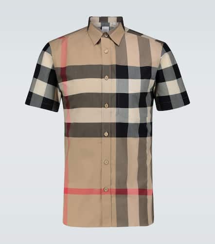 Camicia Check in popeline di cotone - Burberry - Modalova