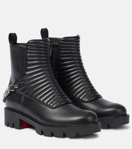 Botas de combate Maddic Max de piel - Christian Louboutin - Modalova