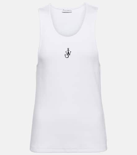 Tank top in cotone con logo - JW Anderson - Modalova