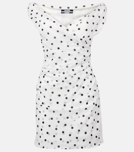 Rita draped polka-dot minidress - Jacquemus - Modalova