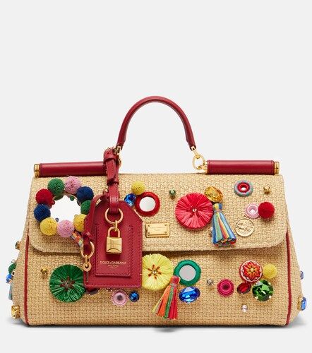 Sicily Medium embellished top-handle bag - Dolce&Gabbana - Modalova