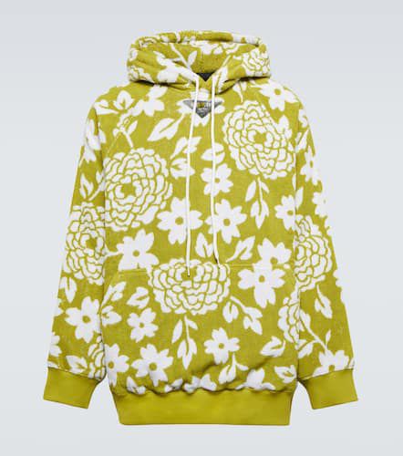 Bedruckter Hoodie aus Baumwolle - Prada - Modalova