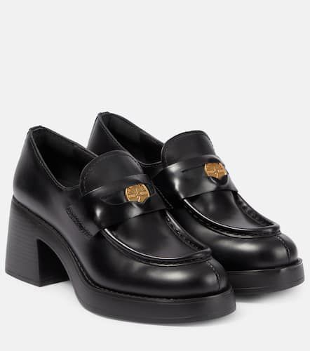 Miu Miu Leather penny loafers - Miu Miu - Modalova