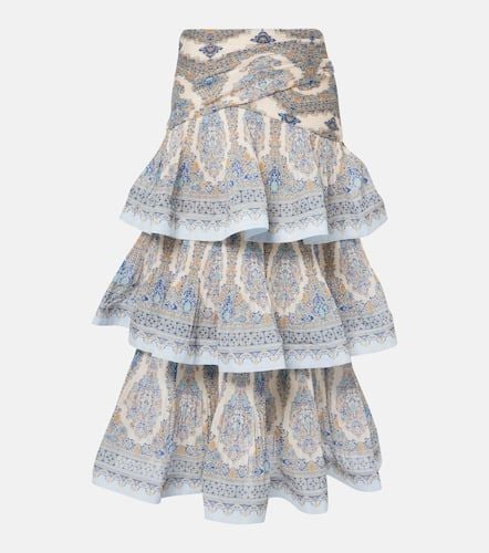 Paisley pleated maxi skirt - Zimmermann - Modalova