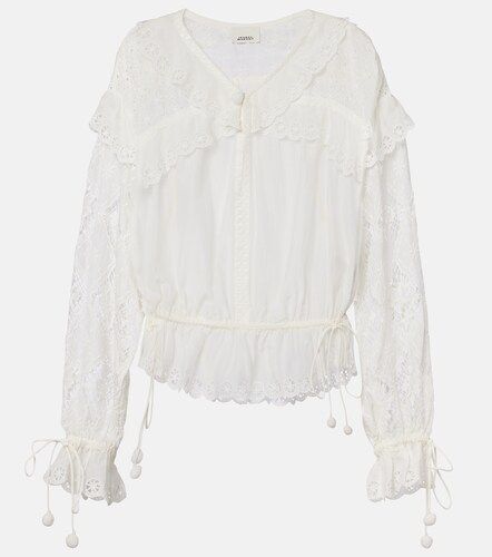 Blusa Nowana in cotone e seta - Isabel Marant - Modalova