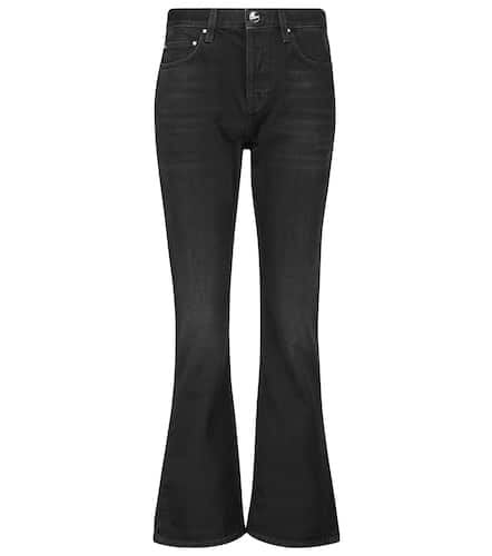 Mid-rise flared cropped jeans - Toteme - Modalova