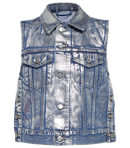 Ganni Gilet metallizzato di jeans - Ganni - Modalova