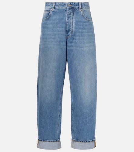 Jeans tapered de tiro medio - Bottega Veneta - Modalova