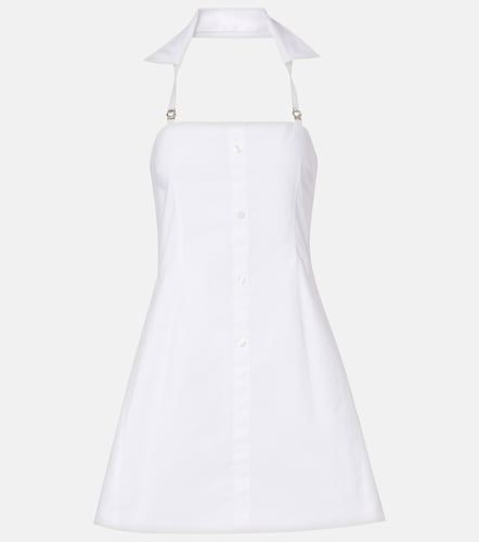 Coperni Halterneck cotton minidress - Coperni - Modalova