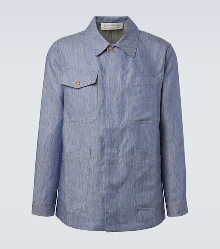 Linen denim jacket with carnelian - God's True Cashmere - Modalova