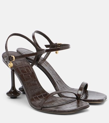 Toy croc-effect leather sandals - Loewe - Modalova