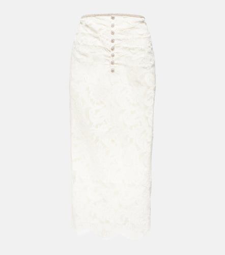 Embellished corded lace midi skirt - Self-Portrait - Modalova