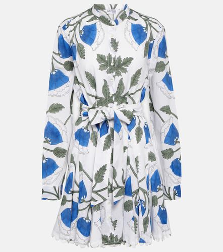 Floral cotton shirt dress - Juliet Dunn - Modalova