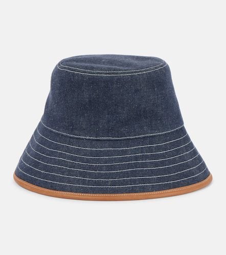 Cappello da pescatore Zita in denim con pelle - Loro Piana - Modalova