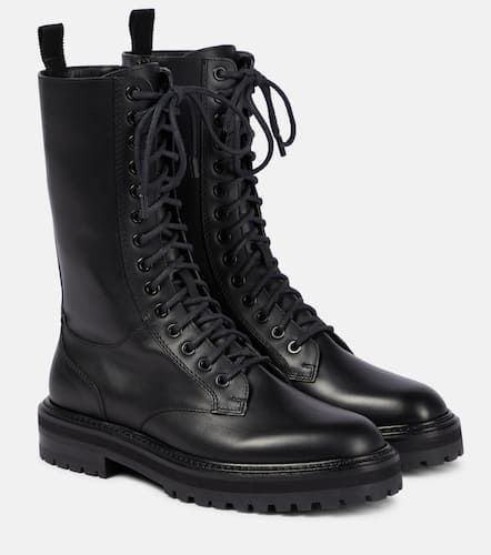 Cora leather combat boots - Jimmy Choo - Modalova