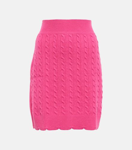 Minifalda de punto trenzado de lana - Patou - Modalova