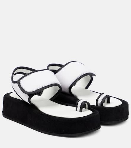 Sandalen aus Neopren und Veloursleder - Wardrobe.NYC - Modalova