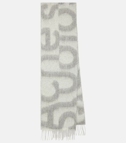 Acne Studios Logo wool-blend scarf - Acne Studios - Modalova